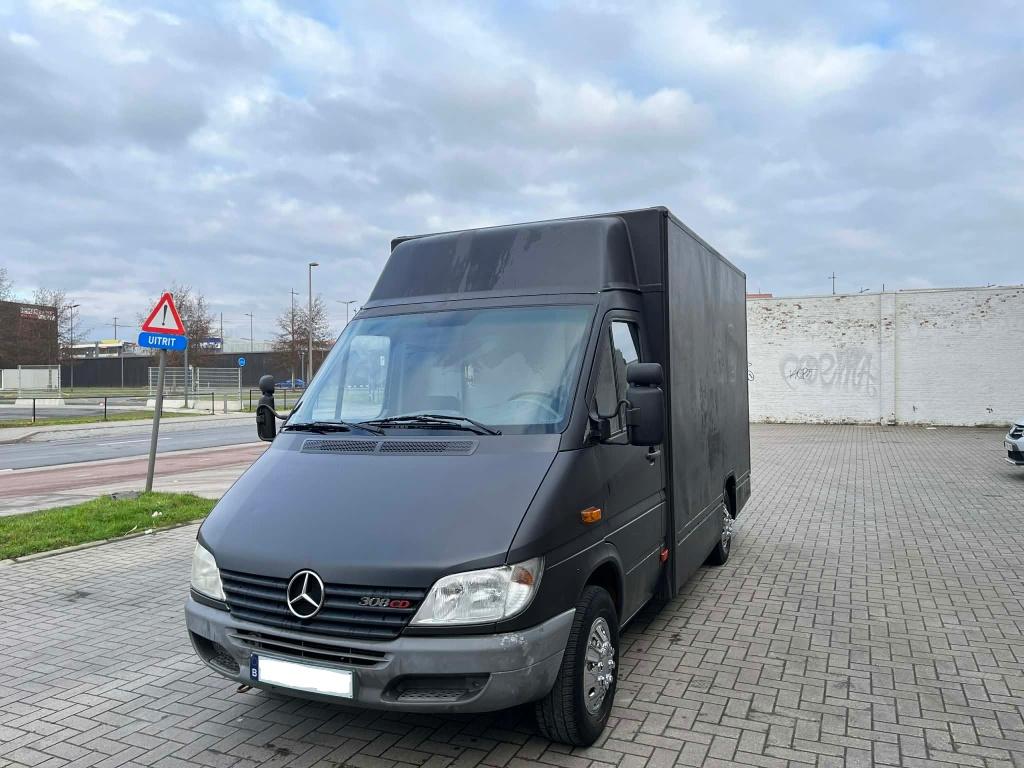 Mercedes - Benz Sprinter kögel 308CDI Automaat 77.000km's, Automaat, 4 cilinders, Zwart, Mercedes-Benz