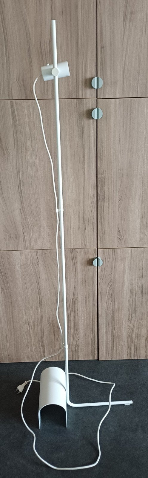 Ikea Harslinga, staande lamp, Ophalen, Wit, E27 (groot), Zo goed als nieuw