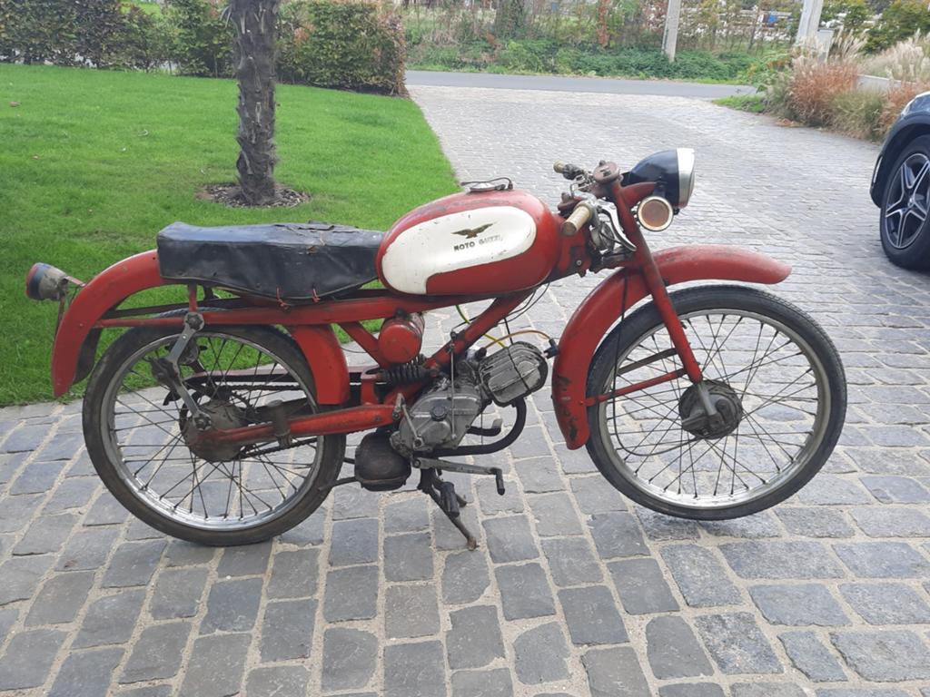 Moto guzzi cardellino  73 cc, Motoren