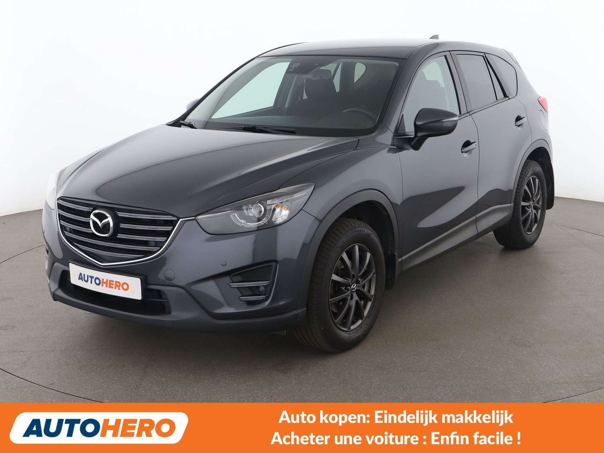 Mazda CX-5 2.0 Sports-Line AWD (bj 2016, automaat), Auto's, Gebruikt, Zwart, SUV of Terreinwagen, Zilver of Grijs
