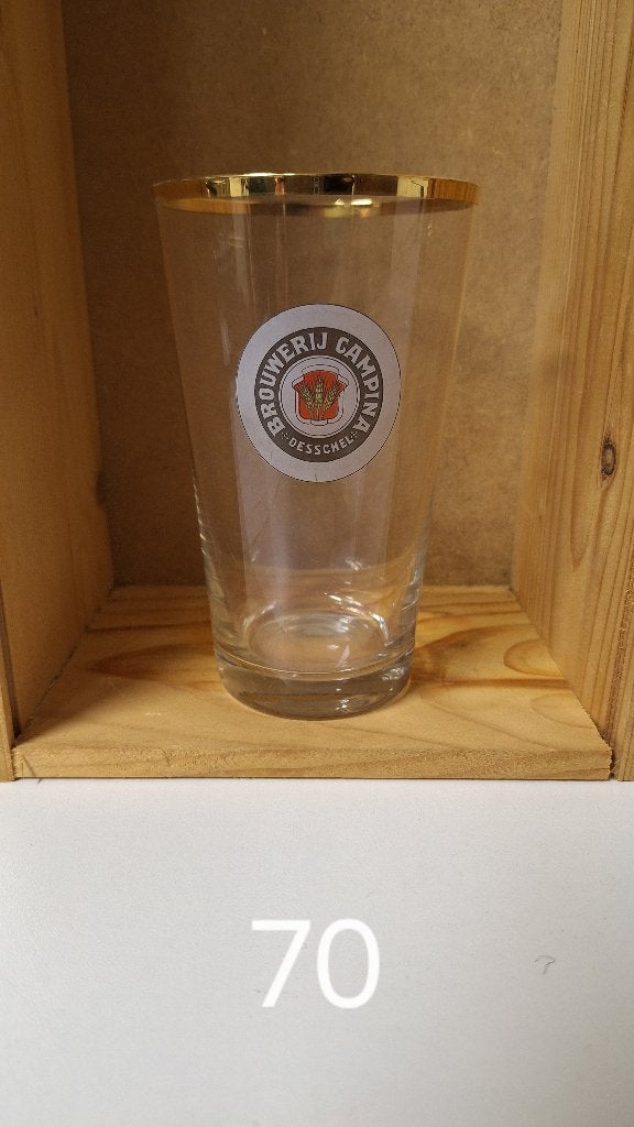 bierglas Campina (nr70), Ophalen, Gebruikt, Glas of Glazen, Overige merken