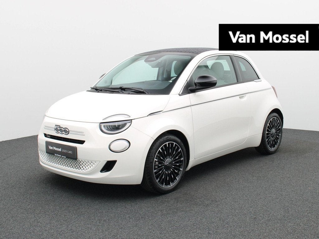 Fiat 500C 1.0 Hybrid LA PRIMA cabrio, Voorwielaandrijving, 4 zetels, Stof, Gebruikt