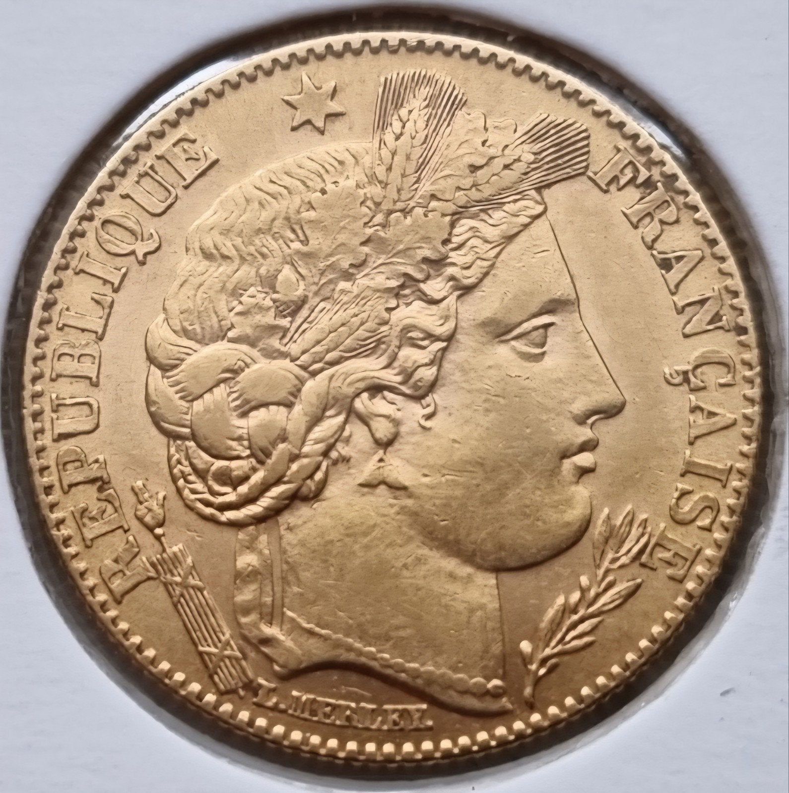 10 Francs 1899 A (Ceres) Frankrijk, Postzegels en Munten, Munten | Europa | Niet-Euromunten, Ophalen of Verzenden, Frankrijk, Losse munt