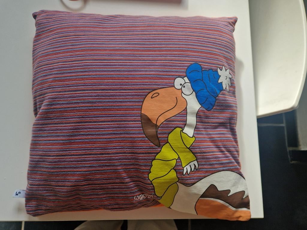 Sierkussentje Woody, Ophalen, Zo goed als nieuw, Overige maten, Kussen