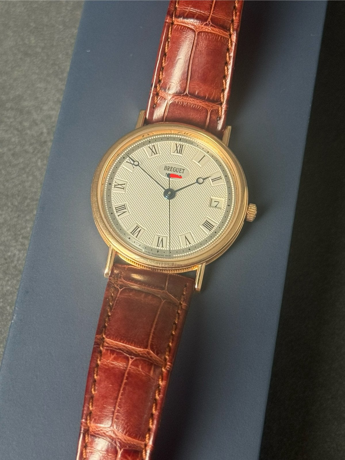 Montre Bréguet Classique 5910 or rose/jaune, Enlèvement ou Envoi, Or