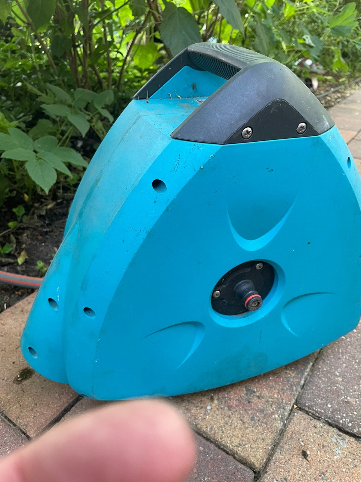 Gardena automatische slang rol 10 meter, Ophalen, Gebruikt