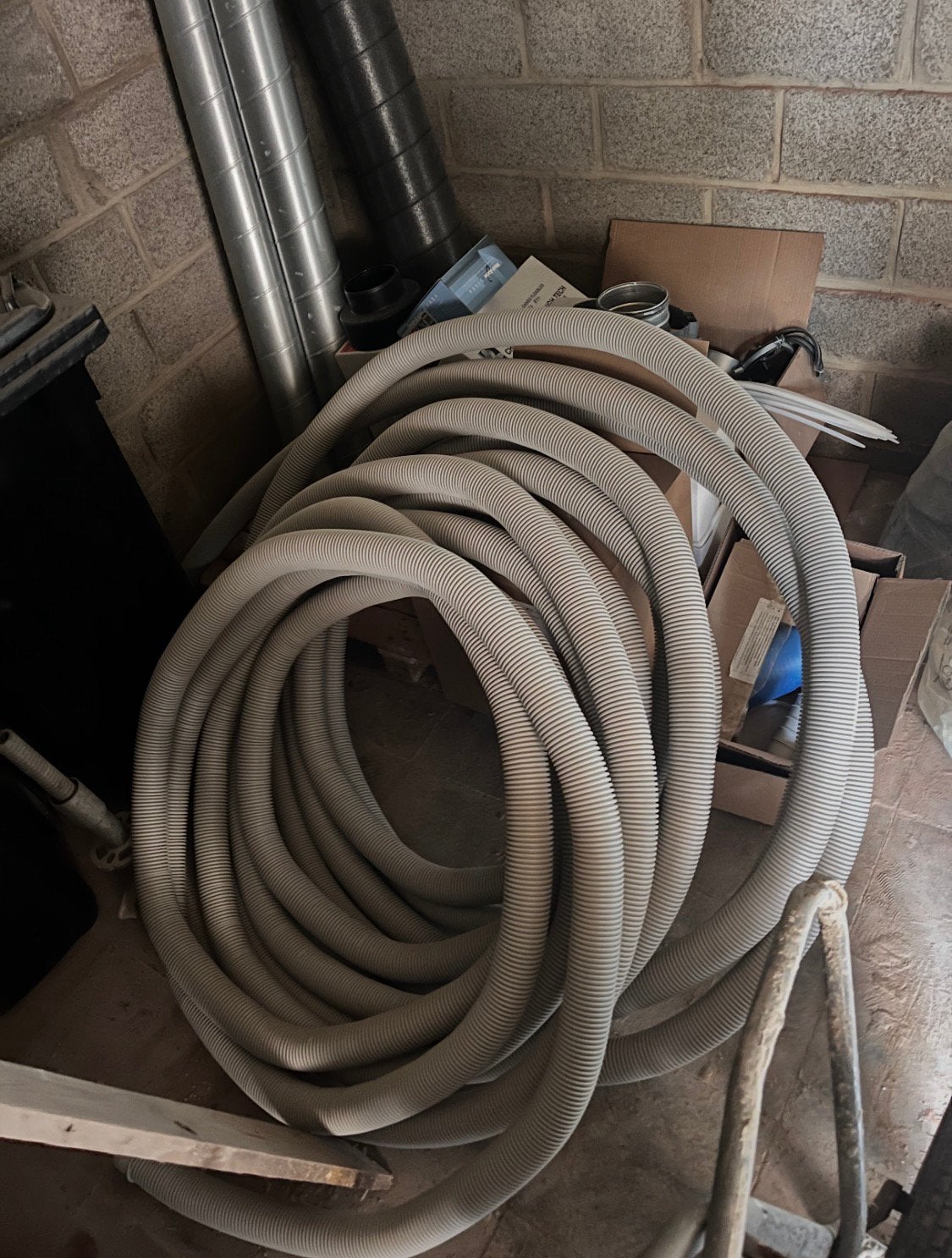 Uniflex ventilatiebuis 15 meter, Doe-het-zelf en Bouw, Ophalen, Zo goed als nieuw