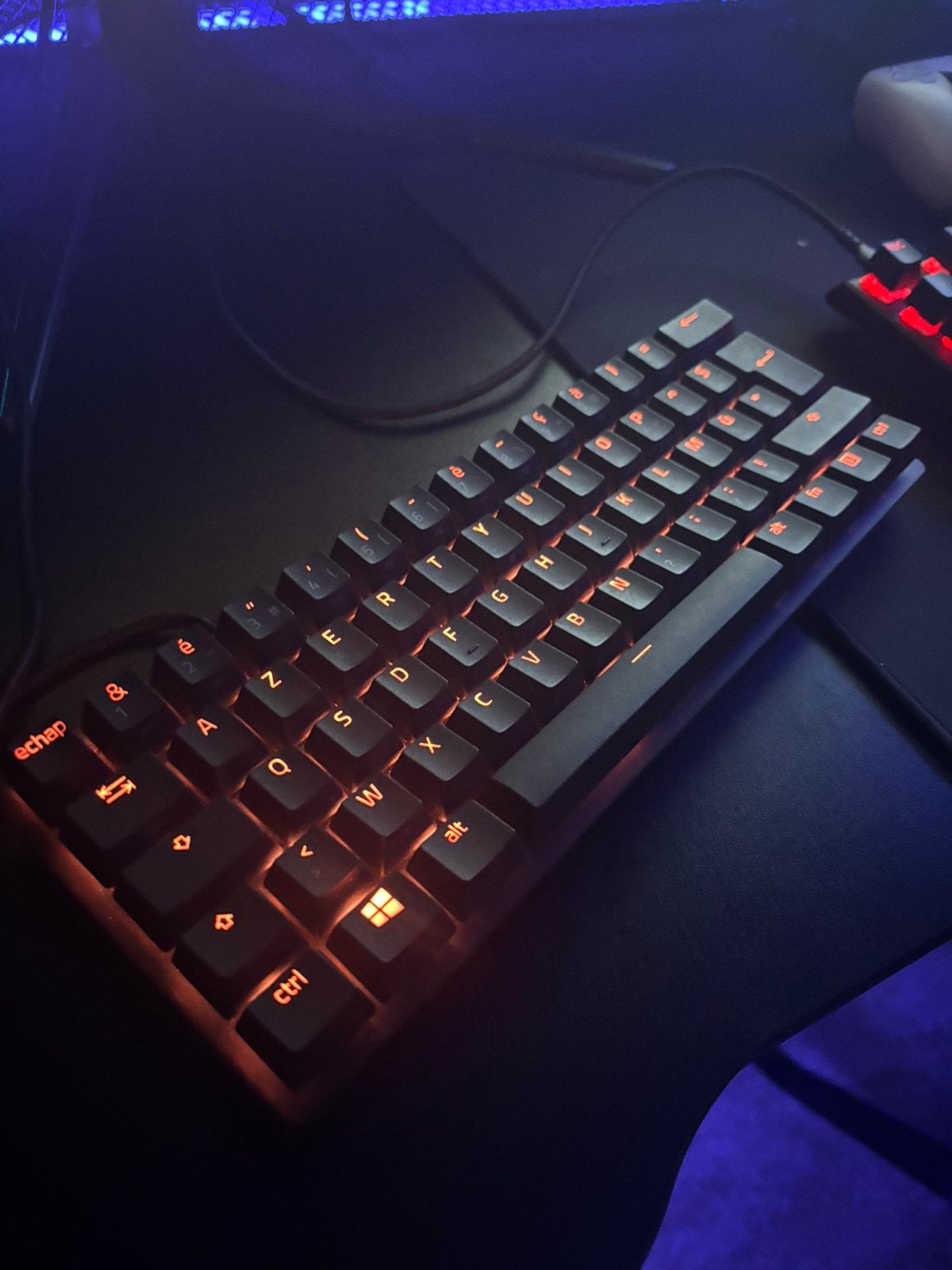 Razer huntsman mini azerty tekoop ‼️, Computers en Software, Toetsenborden, Ophalen, Azerty, Zo goed als nieuw