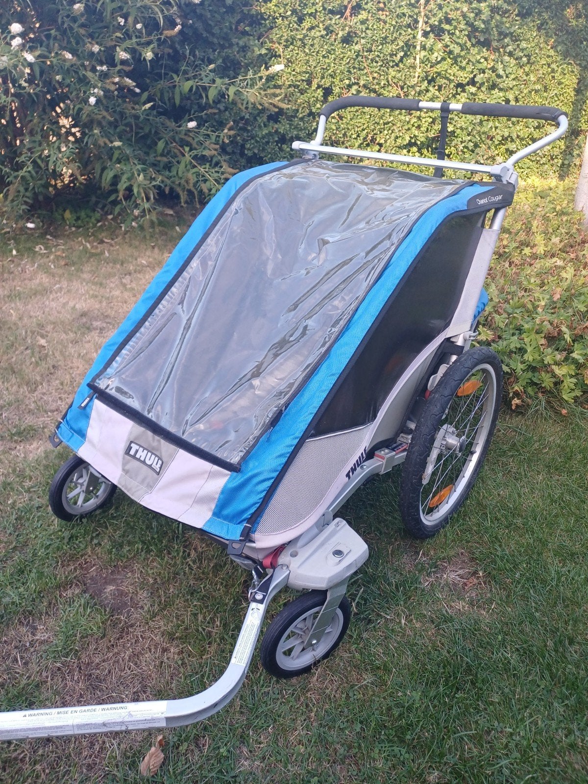 fietskar Thule Chariot Cougar 2, Fietsen en Brommers, Ophalen, Vering