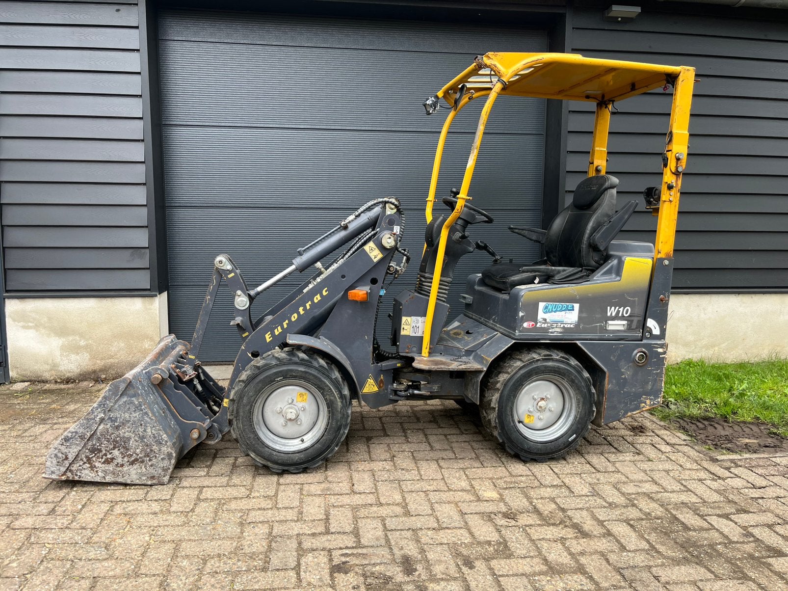 Eurotrac w10 met slechts 535 uur kniklader, Ophalen of Verzenden, Wiellader of Shovel