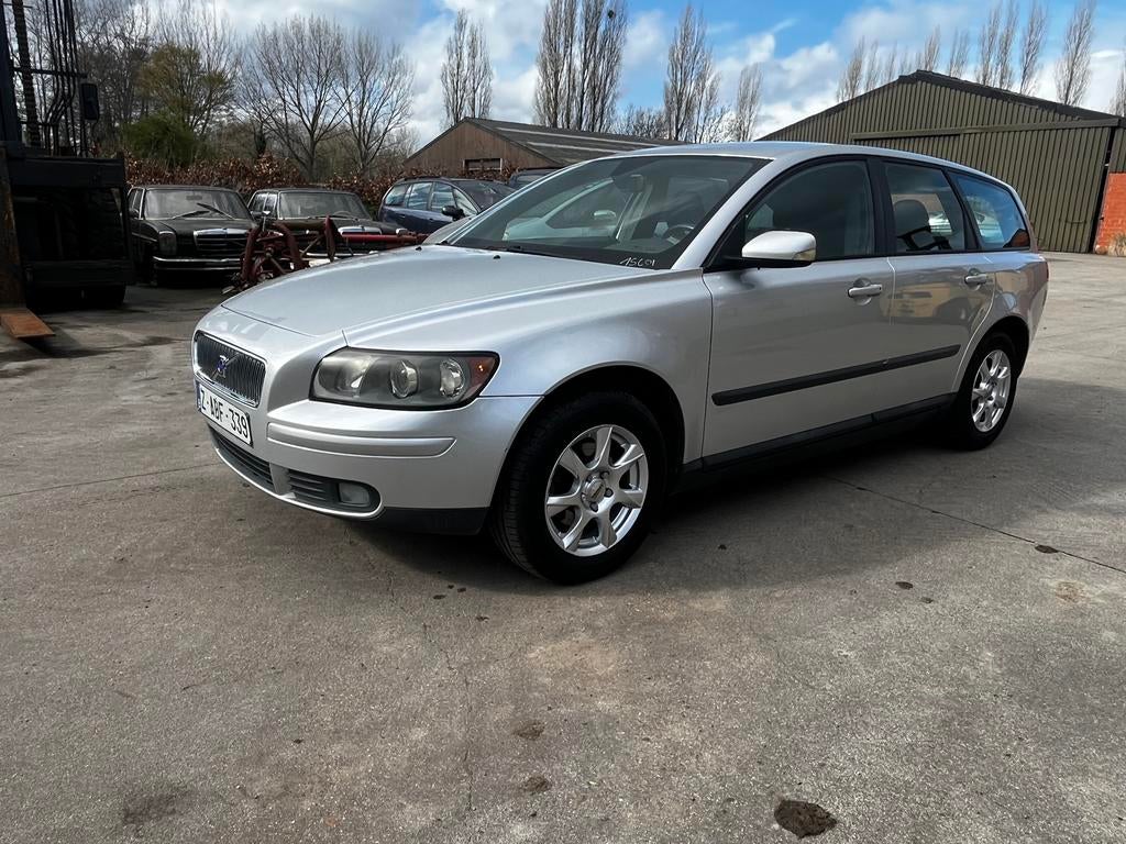 VOLVO V50 1,8 BENZINE VAN 2006 PERFECTE STAAT, Argent ou Gris, Achat, Entreprise, Boîte manuelle
