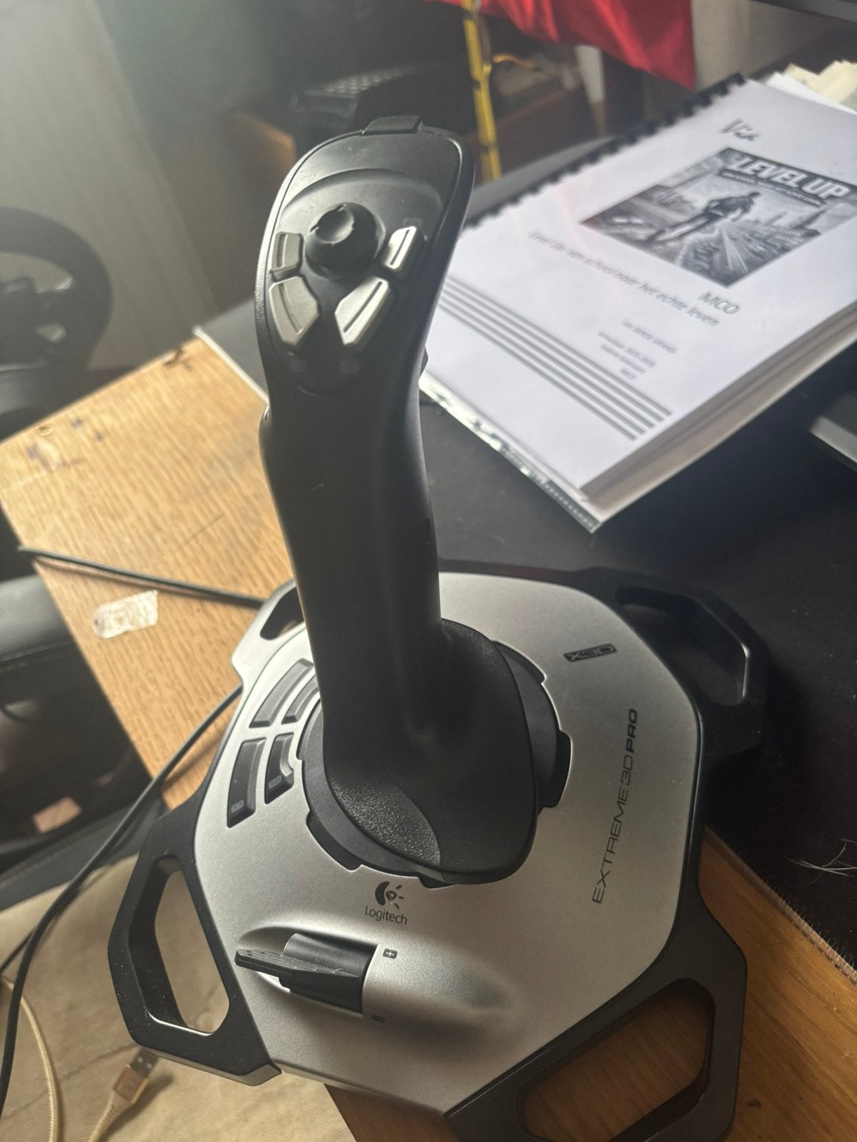 Logitech joystick, Enlèvement ou Envoi, Comme neuf