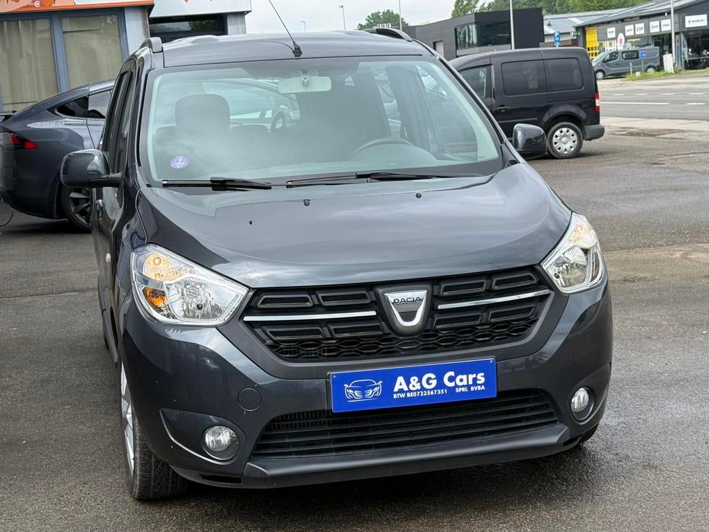 Dacia Lodgy 1.2i 2017 81.928km 5pl 12Mois Garantie, Autos, 1197 cm³, Argent ou Gris, Euro 6, Entreprise