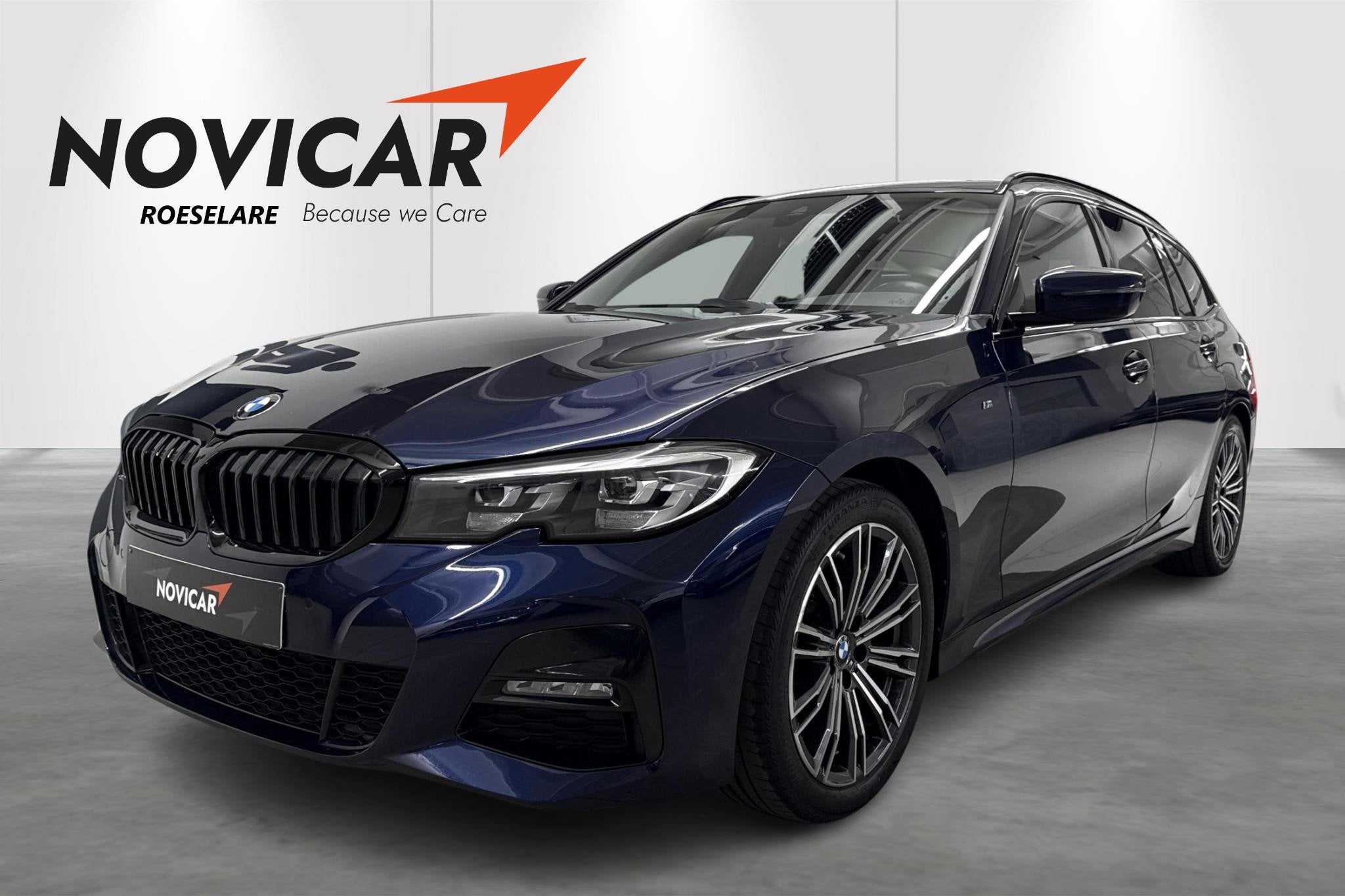 BMW 3 Reeks Touring 318i (115 kW), Auto's, Automaat, Gebruikt, Zwart, 4 cilinders