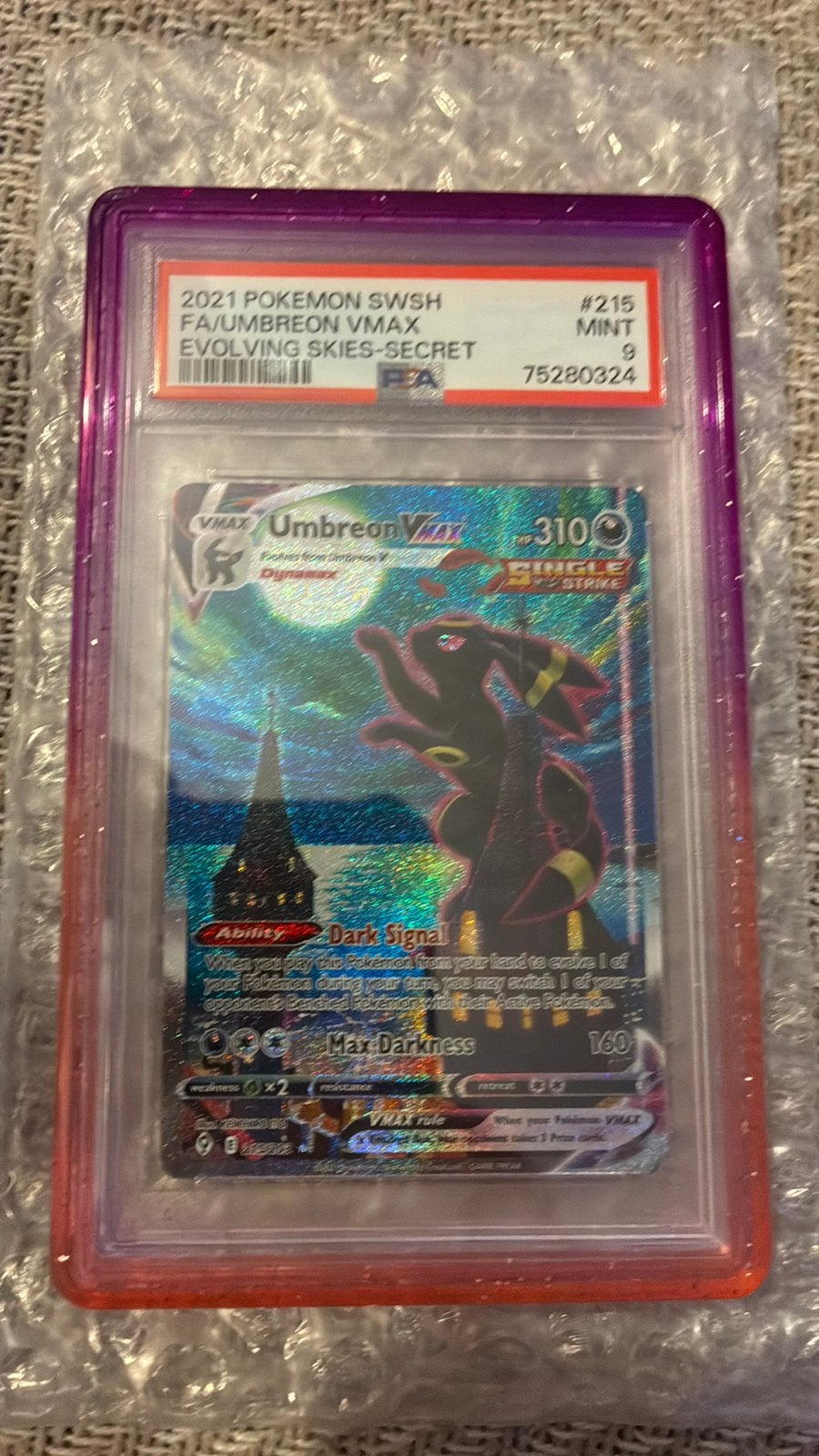 Umbreon VMax. PASSE 10, Enlèvement, Comme neuf