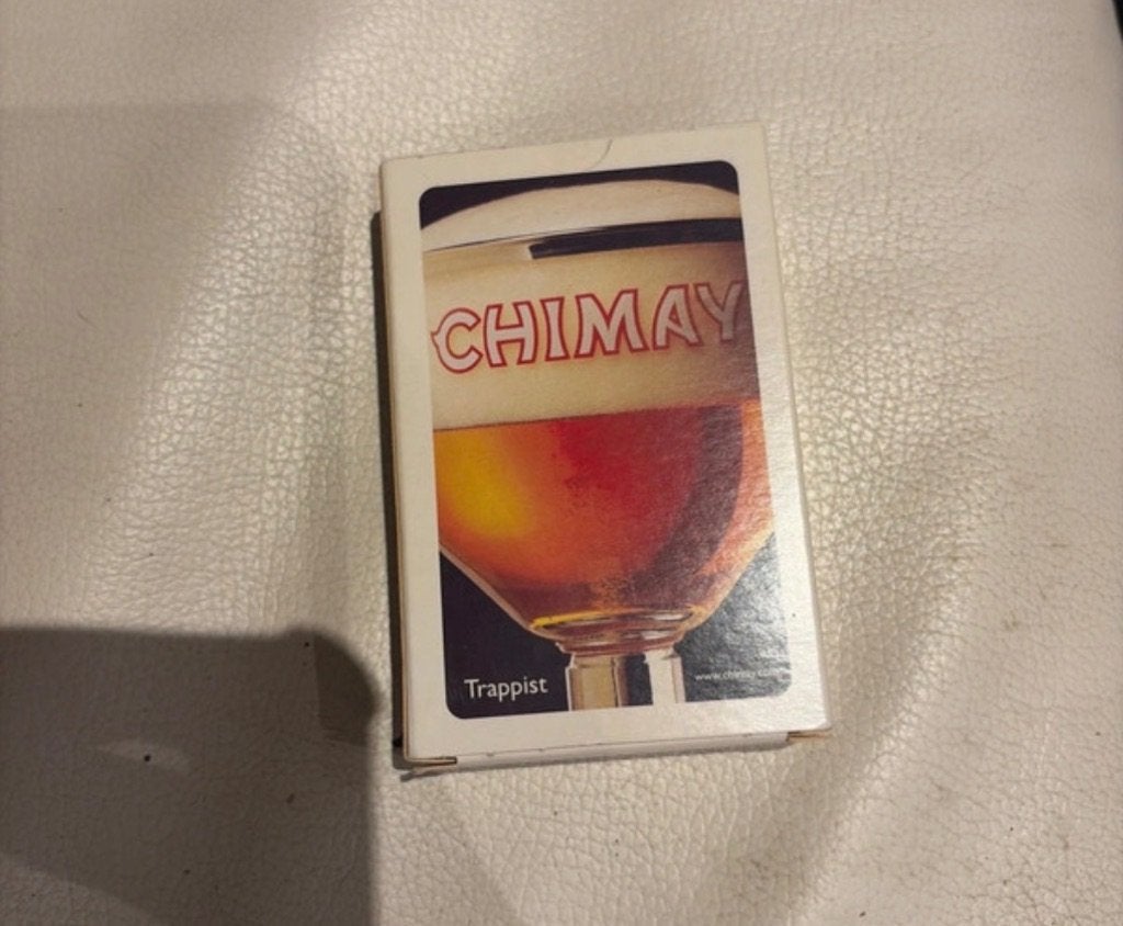 Jeu de cartes CHIMAY – Trappist – Belgique, Collections, Enlèvement ou Envoi, Comme neuf, Autres types