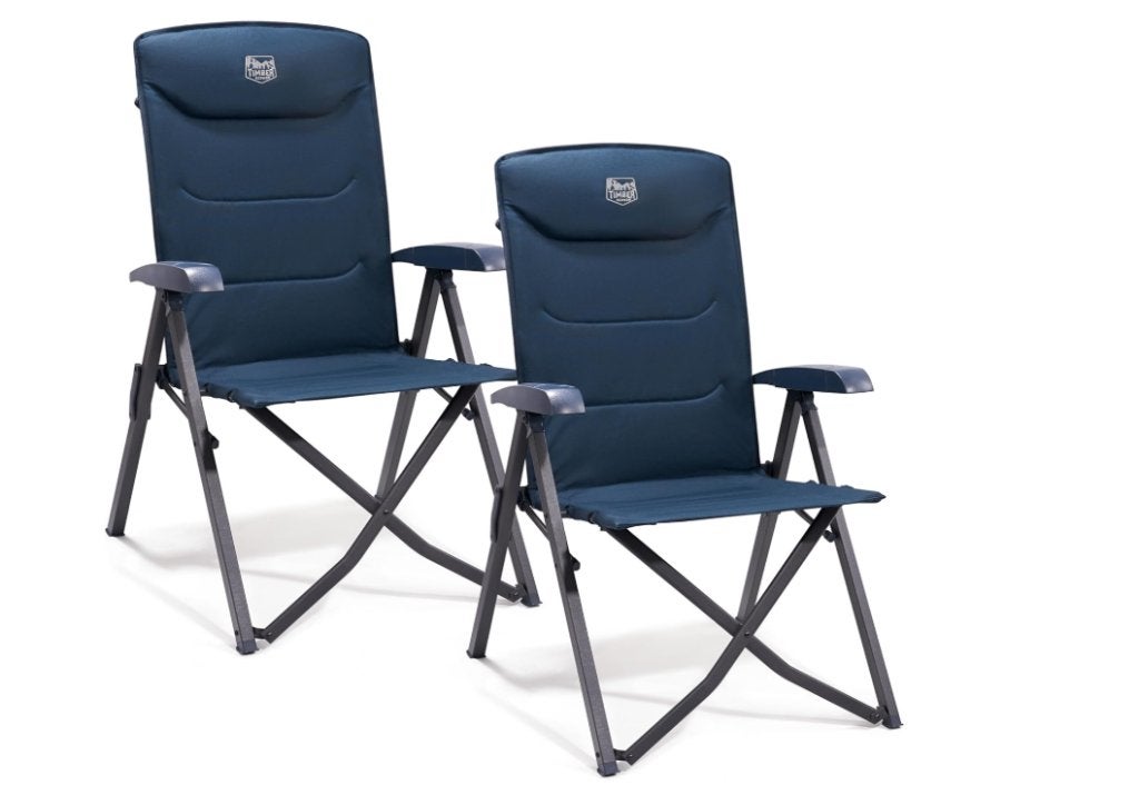 2 Chaise de camping, Caravanes & Camping, Enlèvement ou Envoi, Comme neuf, Chaise de camping