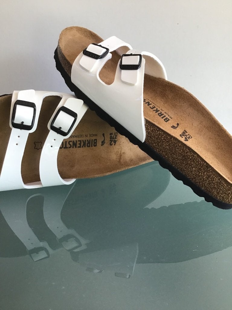 Birkenstock Nieuw 42 | wit Ibiza | Gratis verzenden, Slippers, Verzenden, Wit, Nieuw