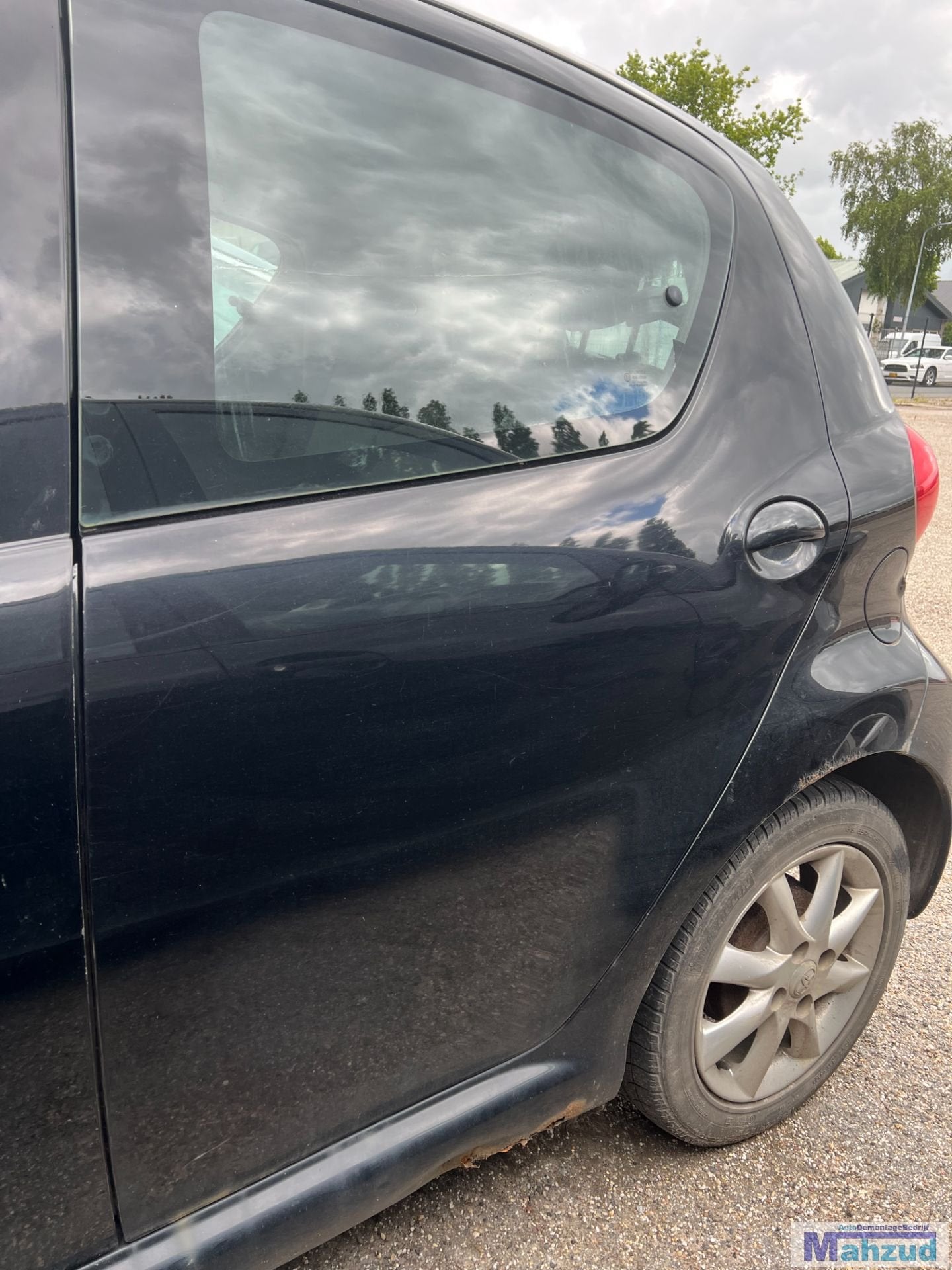 TOYOTA AYGO Zwart 01A Links achter deur portier 2004-2014, Info@toyota.co.jp, Gebruikt, Deur, Toyota Motor Corporation