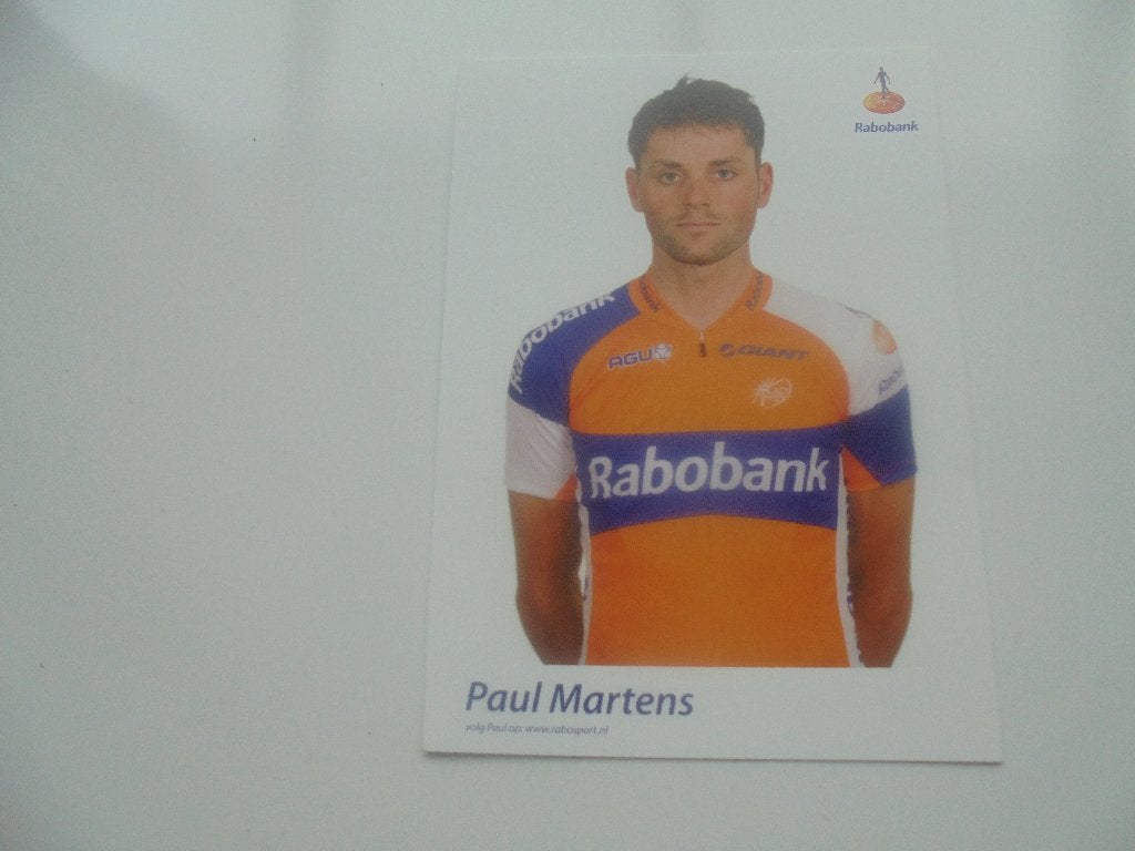 wielrenner- paul martens, Envoi, 1980 à nos jours, Comme neuf, Photo