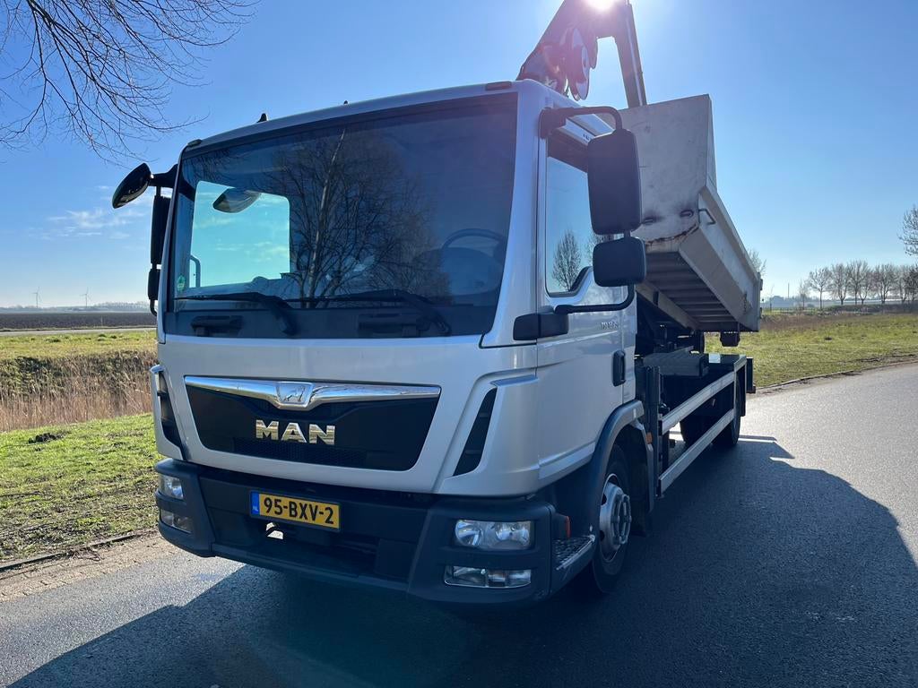 MAN TGL 12-250, HAAKARM+KRAAN, Auto's, Automaat, Euro 6, MAN, Centrale vergrendeling