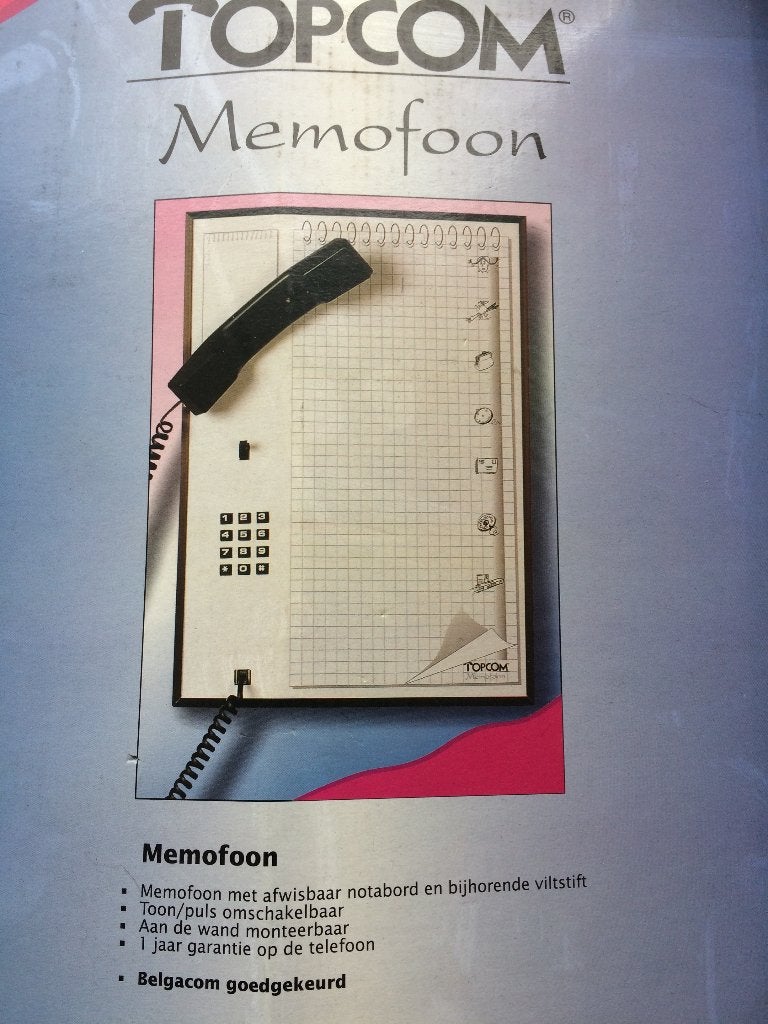 Telefoon met memobord, Ophalen of Verzenden, Nieuw, Magneetbord