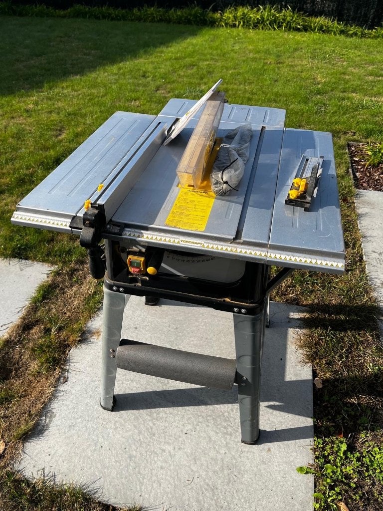 Zaagmachine - tafelzaag, Doe-het-zelf en Bouw, Ophalen, Gebruikt, Cirkelzaag, Top craft