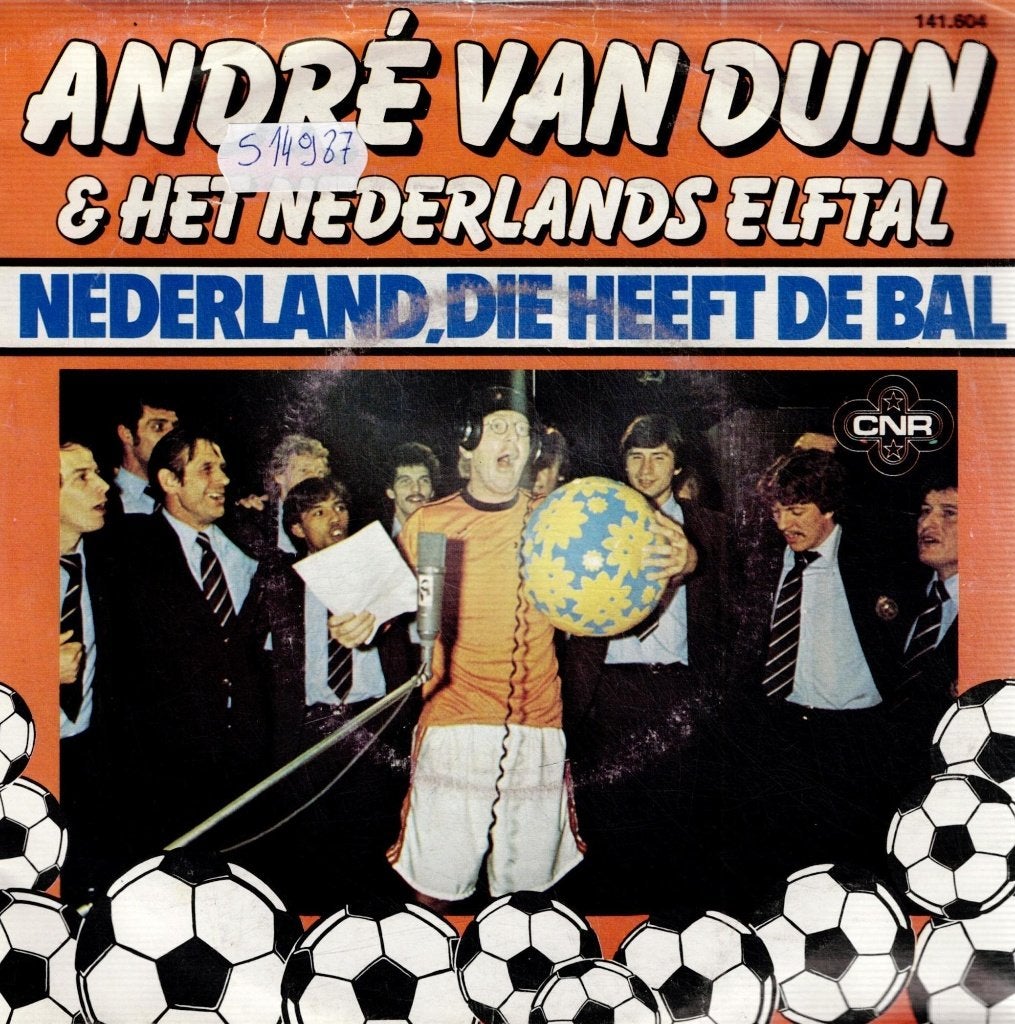 Vinyl, 7"  /  André van Duin & Het Nederlands Elftal, Ophalen of Verzenden, 7 inch, Overige typen