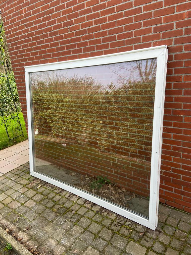 Chassis fixe double vitrage 2x1,6m, Enlèvement, Comme neuf