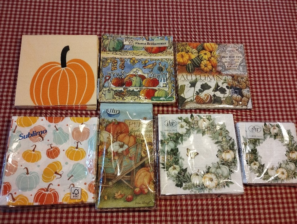 21 decoupage servetten halloween, Verzenden, Nieuw, Papier of Karton, Overige merken