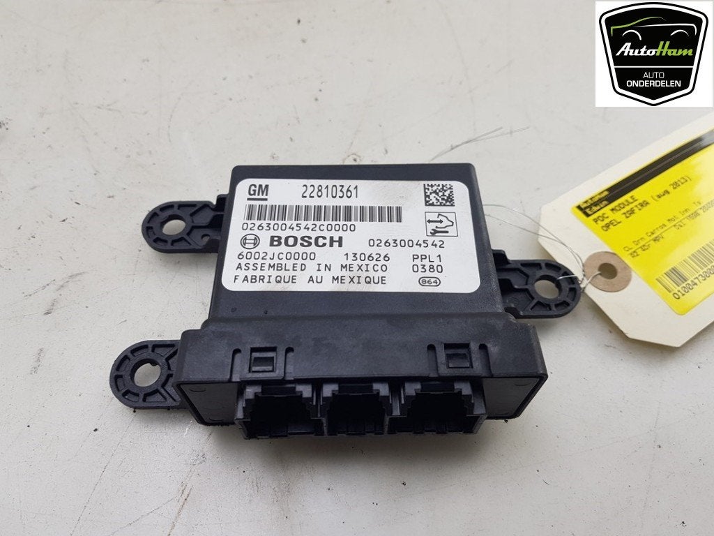 ORDINATEUR AIDE AU STATIONNEMENT Opel Zafira Tourer (P12), Dhr. J. Ham, Administratie@autoham.nl, Opel, Utilisé