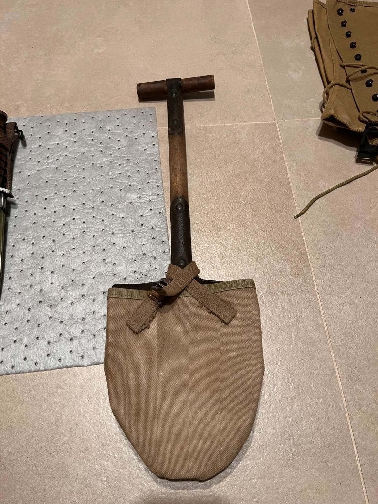 US M-1910 T-handle schup, Verzamelen, Ophalen of Verzenden, Landmacht, Overige typen