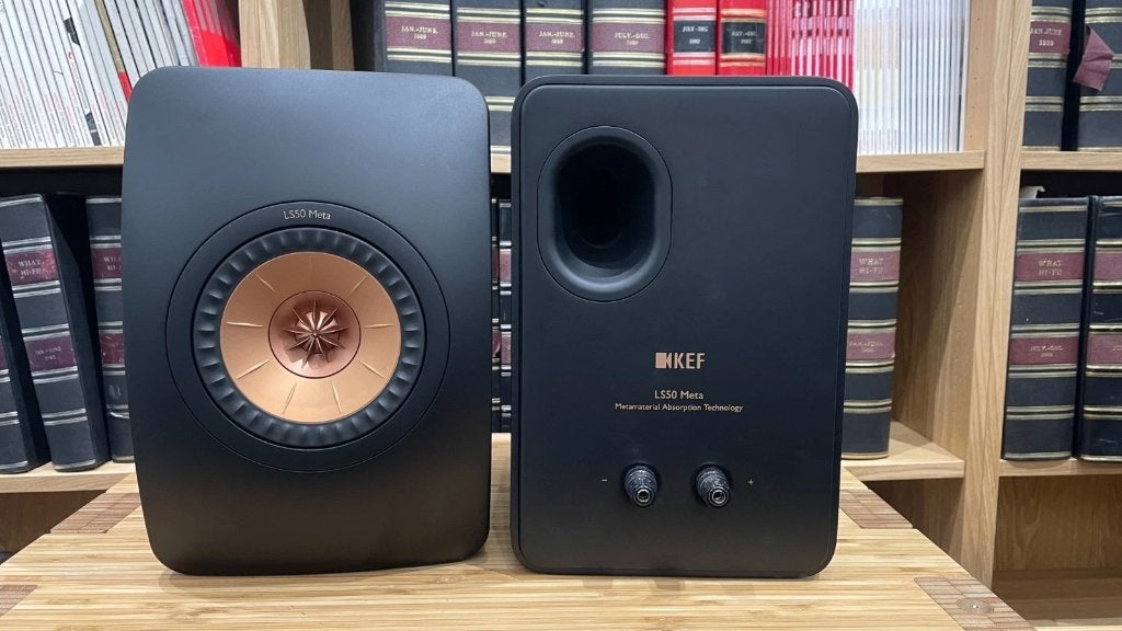 Haut-parleurs KEF LS50 Meta, Enlèvement ou Envoi, Télécommande, 60 à 120 watts, Utilisé