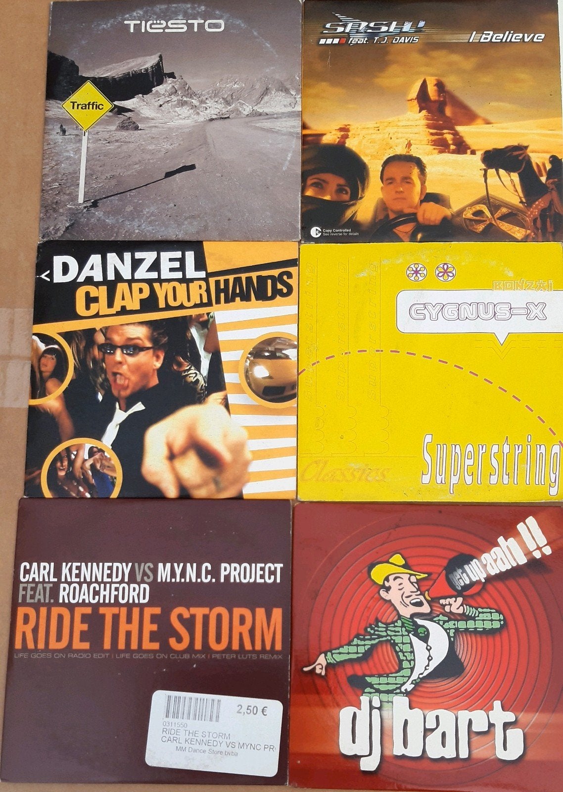 54 CD singles, principalement party et danse, Enlèvement ou Envoi, Utilisé, Dance
