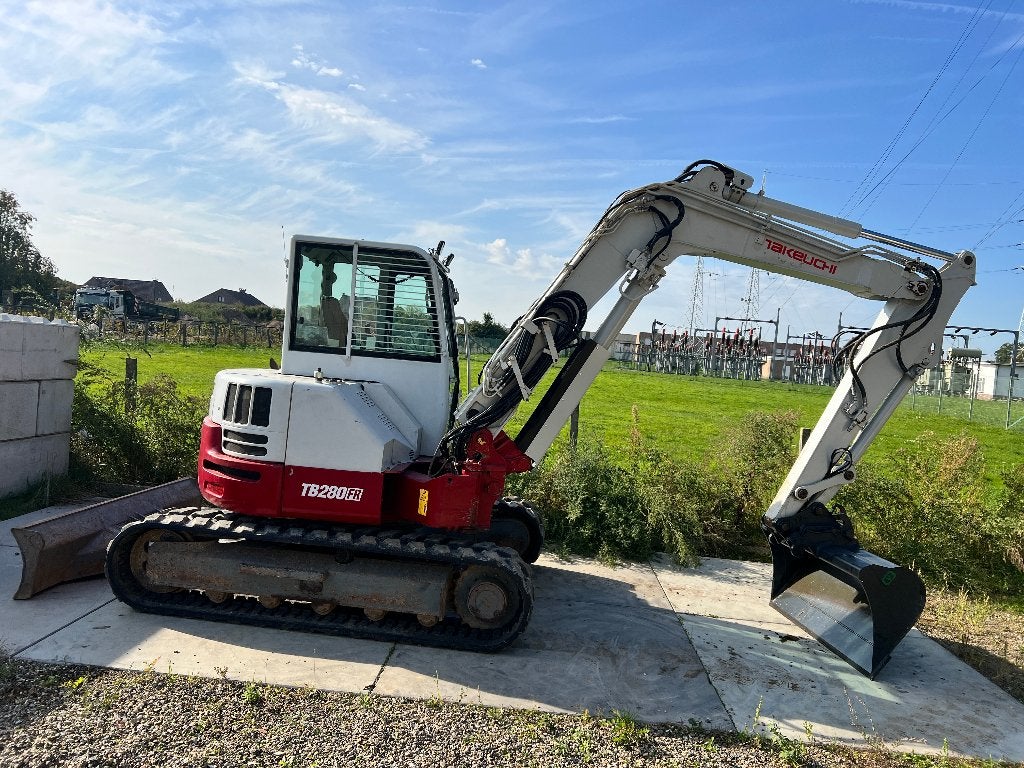 Takeuchi TB280FR, Ophalen, Graafmachine