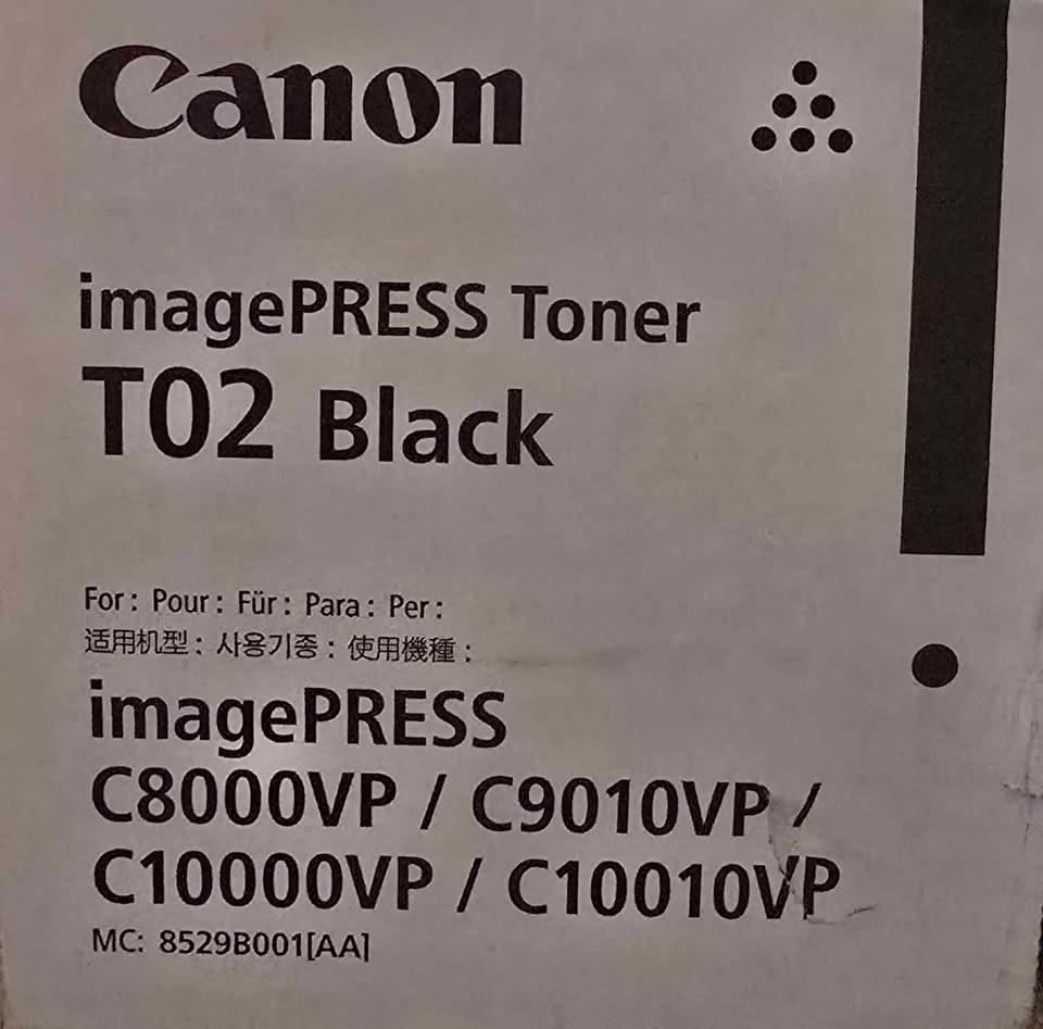 Canon Original Black 8529B001 / T02 Cartouche / Toner, Computers en Software, Printerbenodigdheden, Ophalen of Verzenden, Nieuw