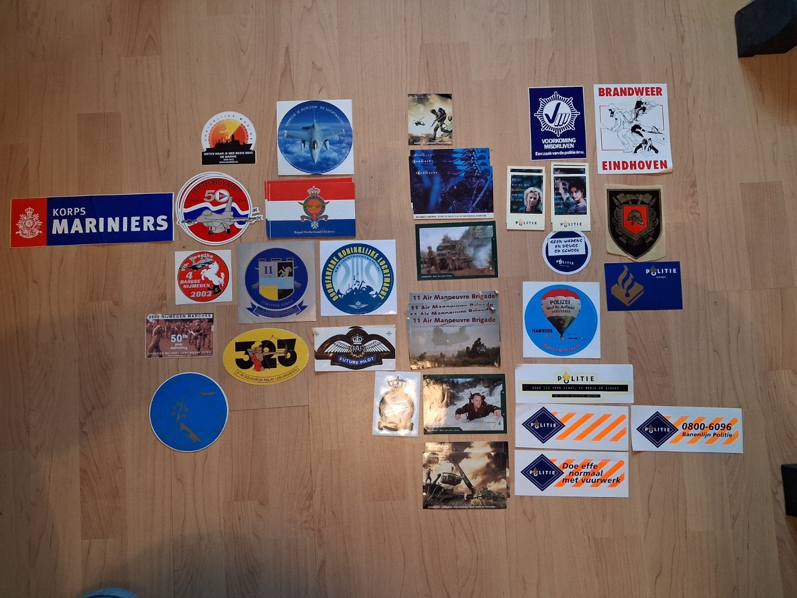 lot stickers veiligheidsdiensten, Verzamelen, Ophalen of Verzenden