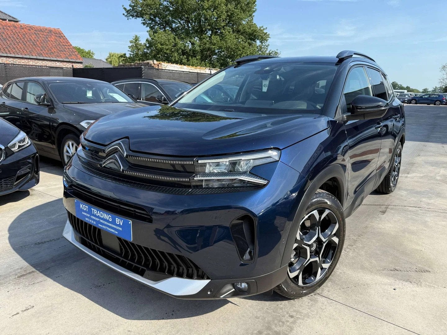 Citroën C5 Aircross 1.2i HYBRID 145PK AUTOMAAT DODE HOEK CA, Auto's, Gebruikt, Zwart, 1199 cc, https://public.car-pass.be/vhr/b5cf997a-1978-4cf5-8382-ef1306de4366