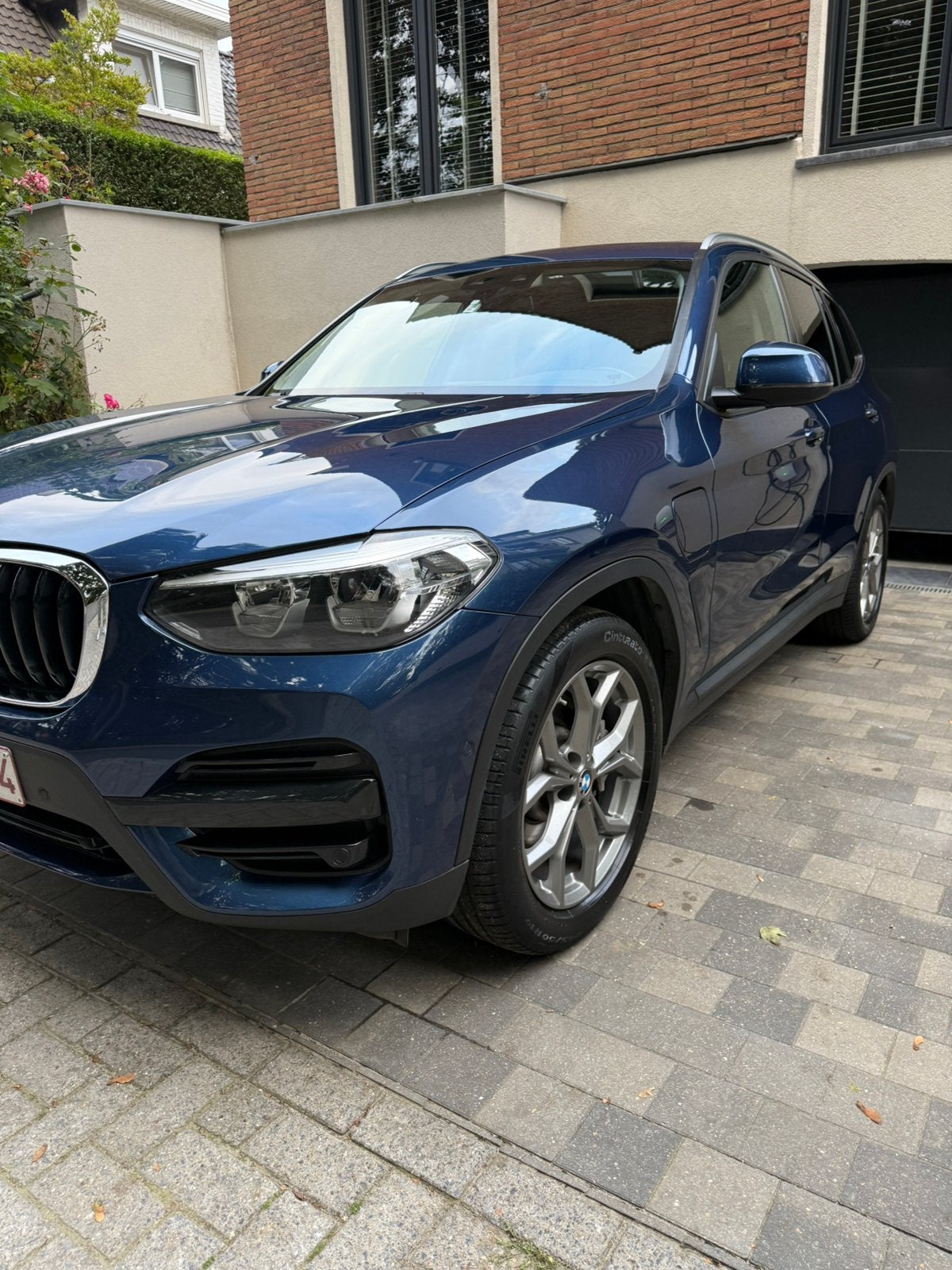 Bmw X3 plug in met 115000 km, Auto's, 4 cilinders, Blauw, Leder en Stof, 5 zetels