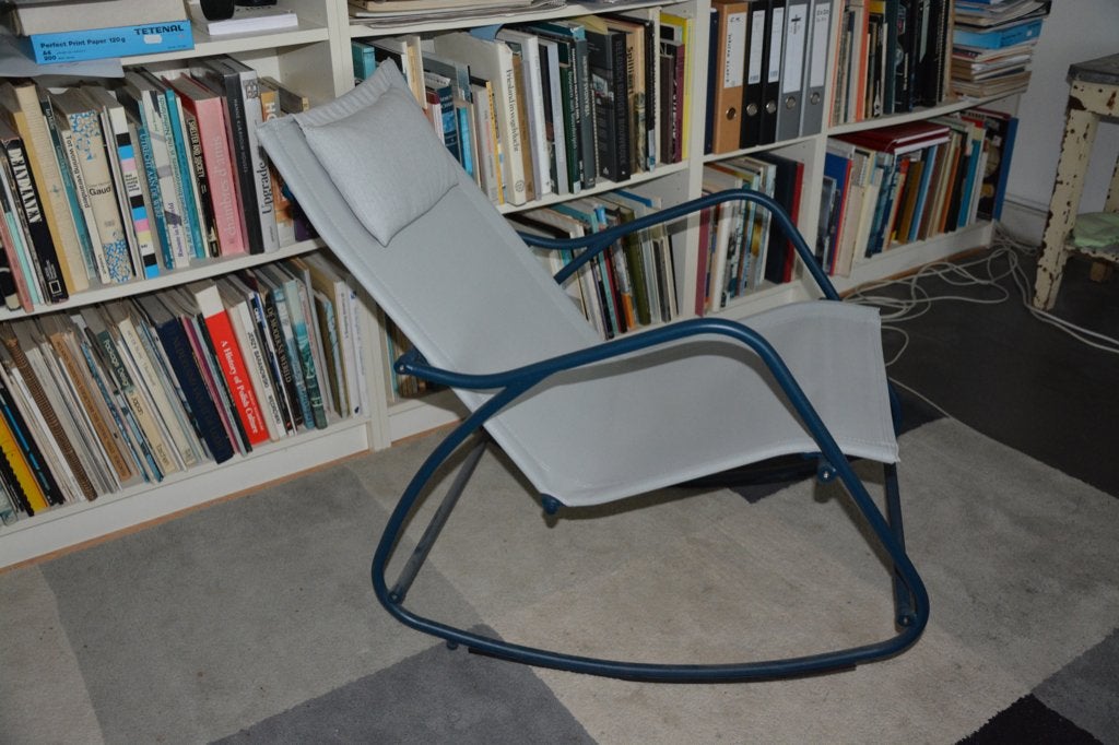 schommelstoel, Maison & Meubles, Chaises, Gris, Comme neuf, Enlèvement, Une