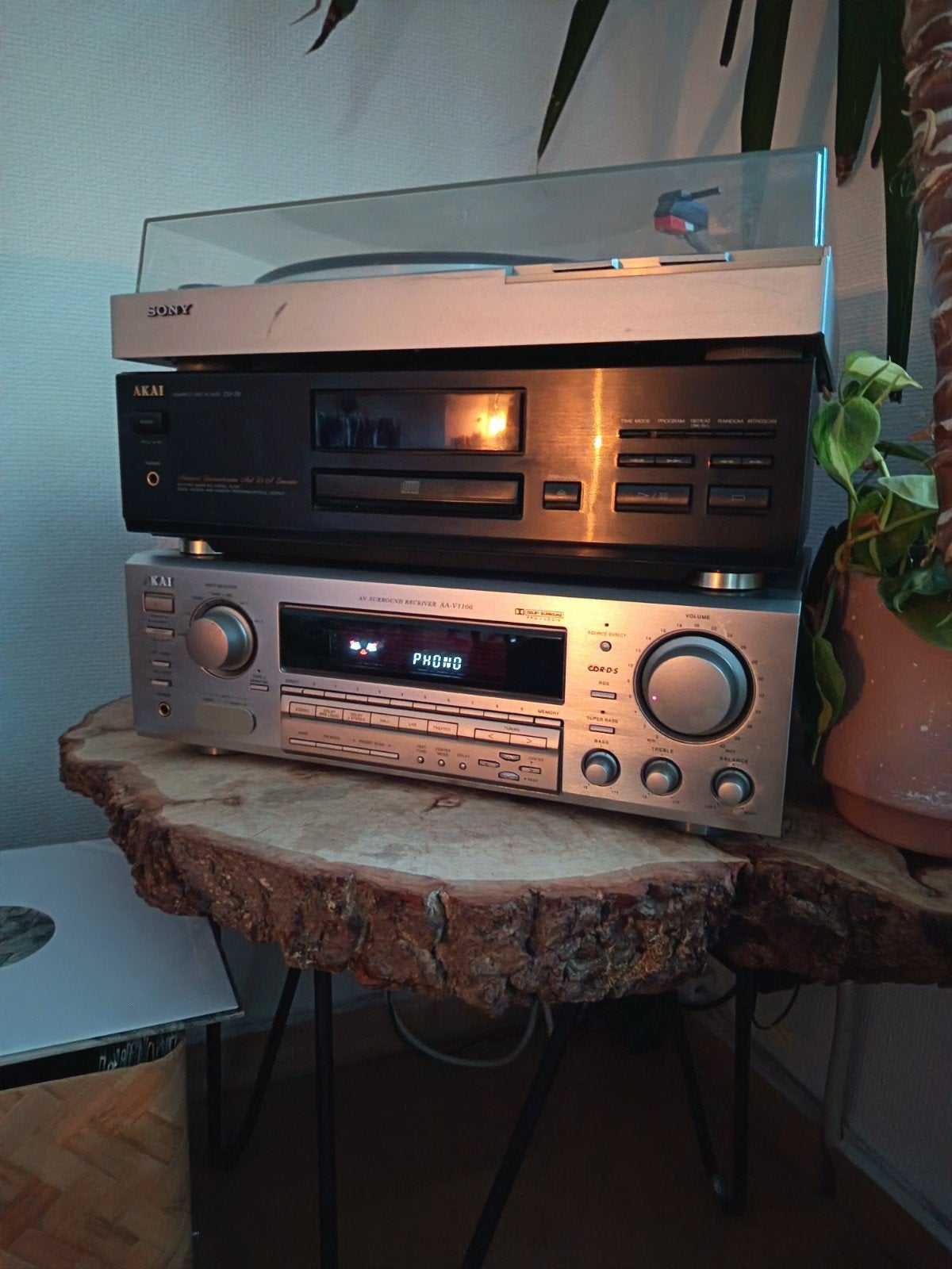 Surround receiver+ cd-speler + 2 platenspelers, Audio, Tv en Foto, Ophalen, Cd-speler, Sony