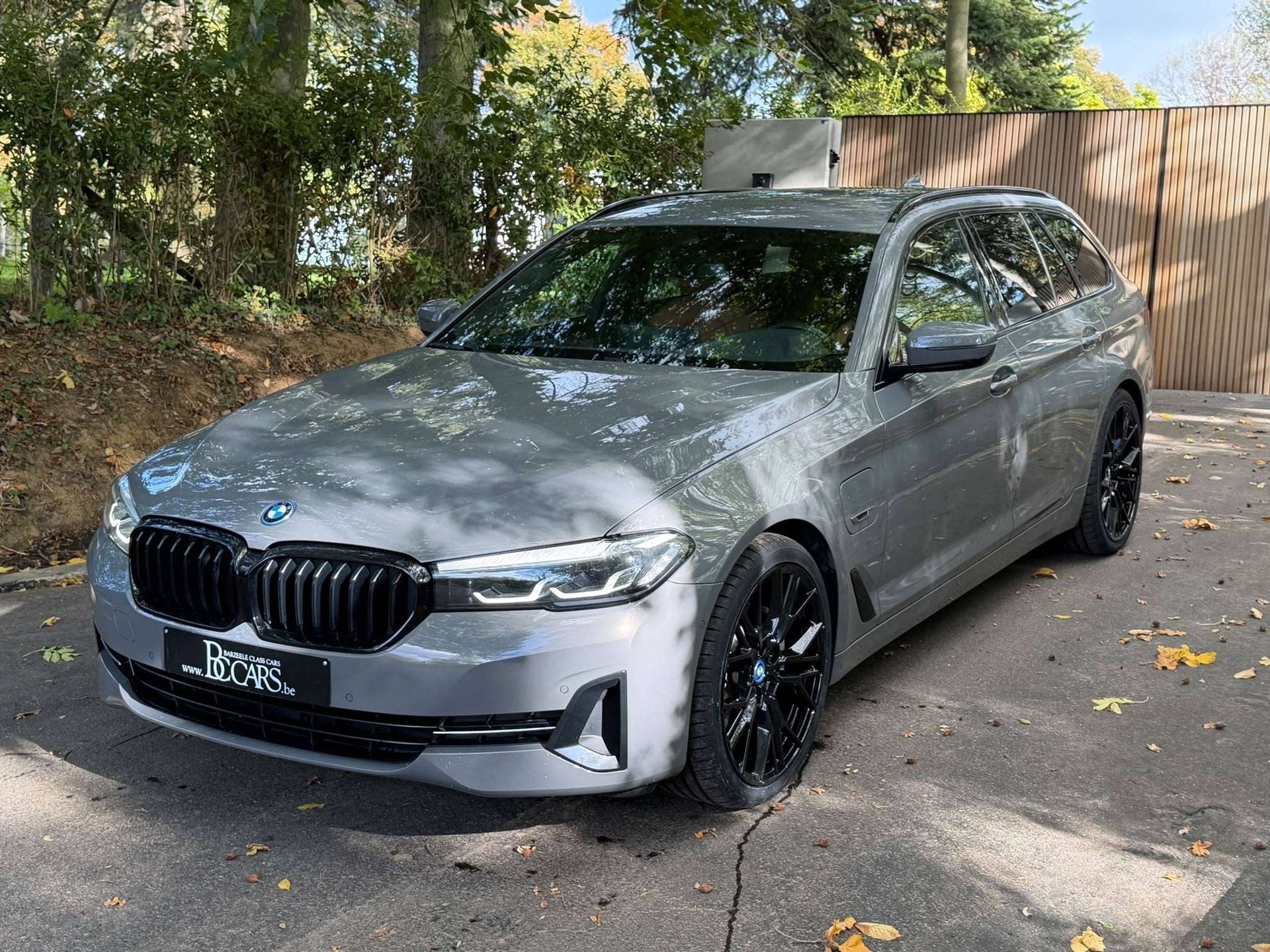 BMW 520 Touring 520eA Led-Navi Prof-Cockpit Pro-Verw.Leer-20, Autos, Argent ou Gris, Entreprise, 5 portes, Automatique