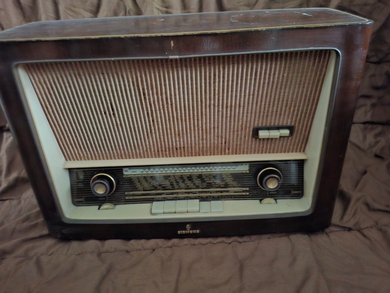 Siemens buizenradio werkt perfect, Antiek en Kunst, Ophalen