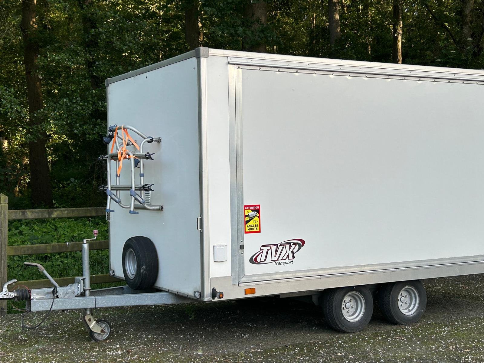 Gesloten aanhanger/ slaap aanhanger/ kart aanhanger, Enlèvement, Comme neuf
