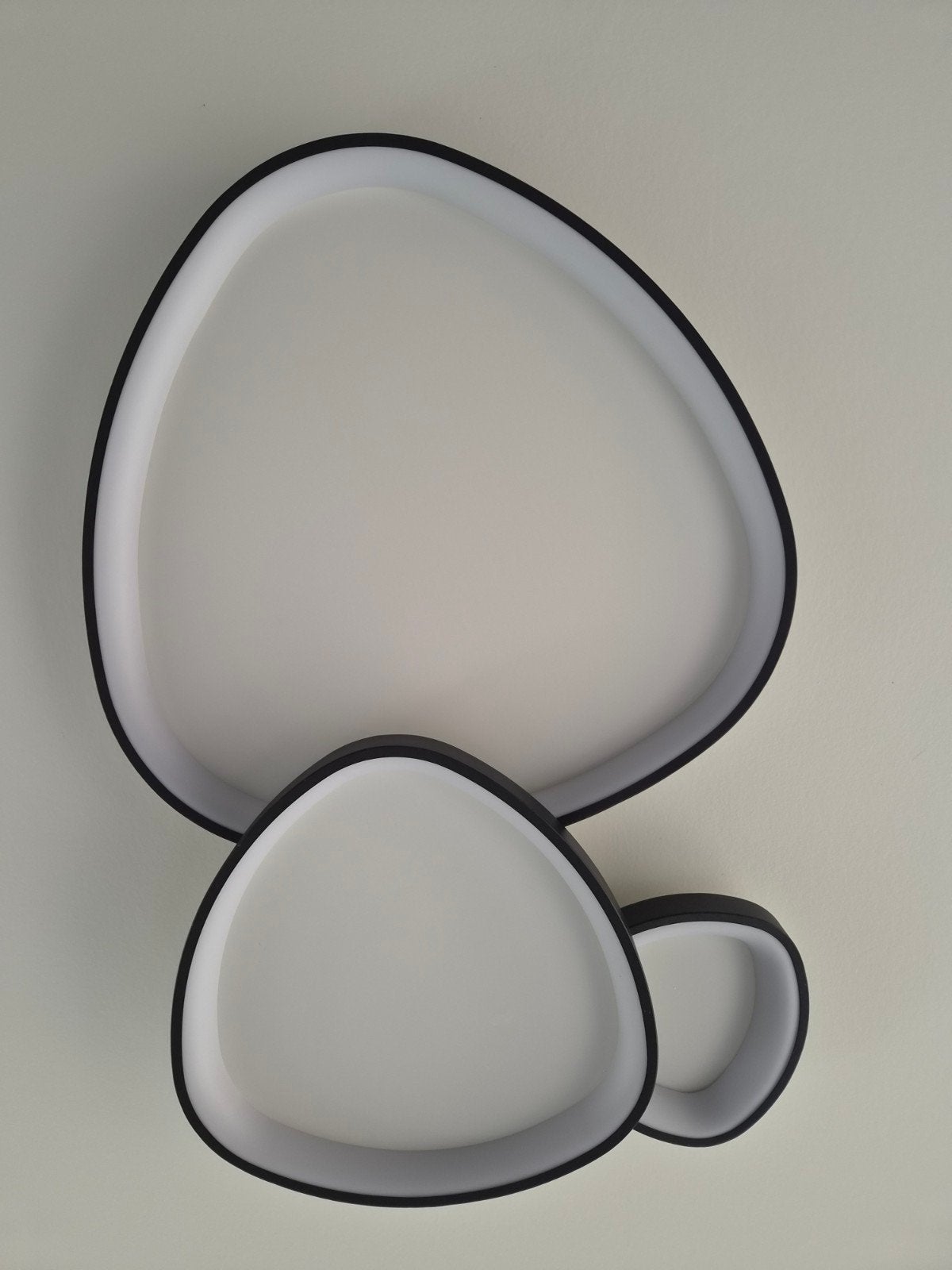 plafondlamp, Ophalen, Zwart, Zo goed als nieuw, Plafondlamp