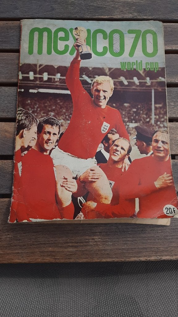 Panini plaatjesboek Mexico 70, Ophalen of Verzenden, Gelezen, Panini, Plaatjesalbum
