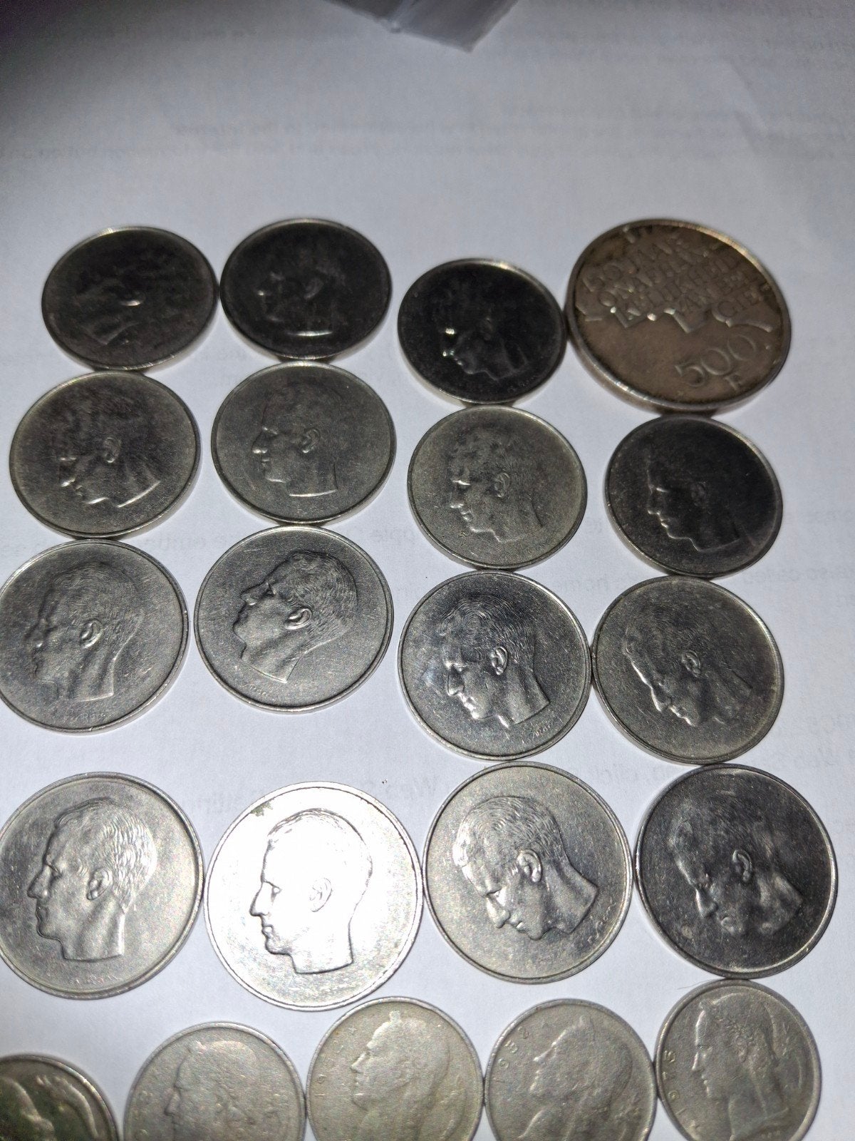 Lots de pièces monnaie belge, Enlèvement ou Envoi, Monnaie