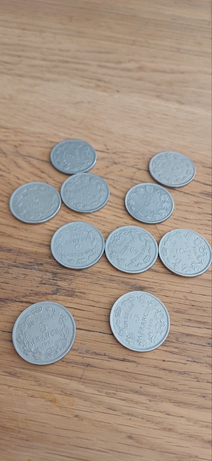 Groot Lot munten leopold 1 tot de jaren 90 en een muntenkist, Ophalen, Munten
