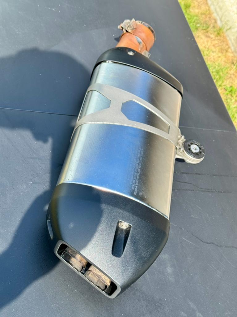 Uitlaat origineel BMW r1200gs, Motoren, Ophalen, Gebruikt