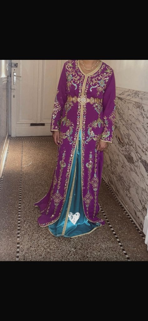 Robe marocaine, Kleding | Dames, Jurken, Sans marque, Paars, Gedragen, Ophalen